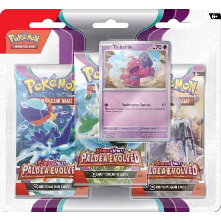Pokemon TCG: Paldea Evolved -  3-pack Blister