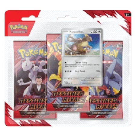 Pokemon TCG: Destined Rivals - 3-pack blister