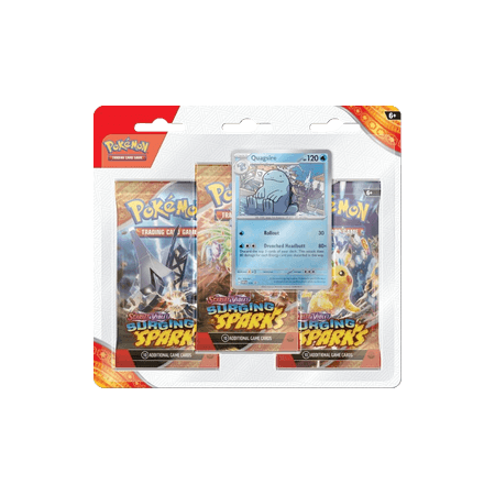 Pokemon TCG: Surging Sparks - 3-pack Blister