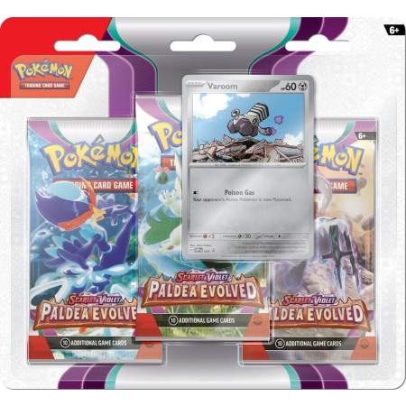 Pokemon TCG: Paldea Evolved -  3-pack Blister