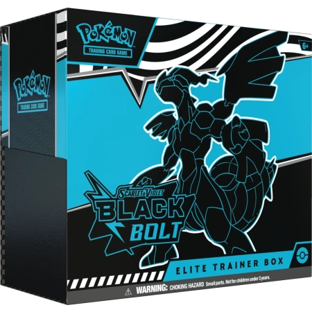 Pokemon TCG: Black Bolt & White Flare - Black Elite Trainer Box